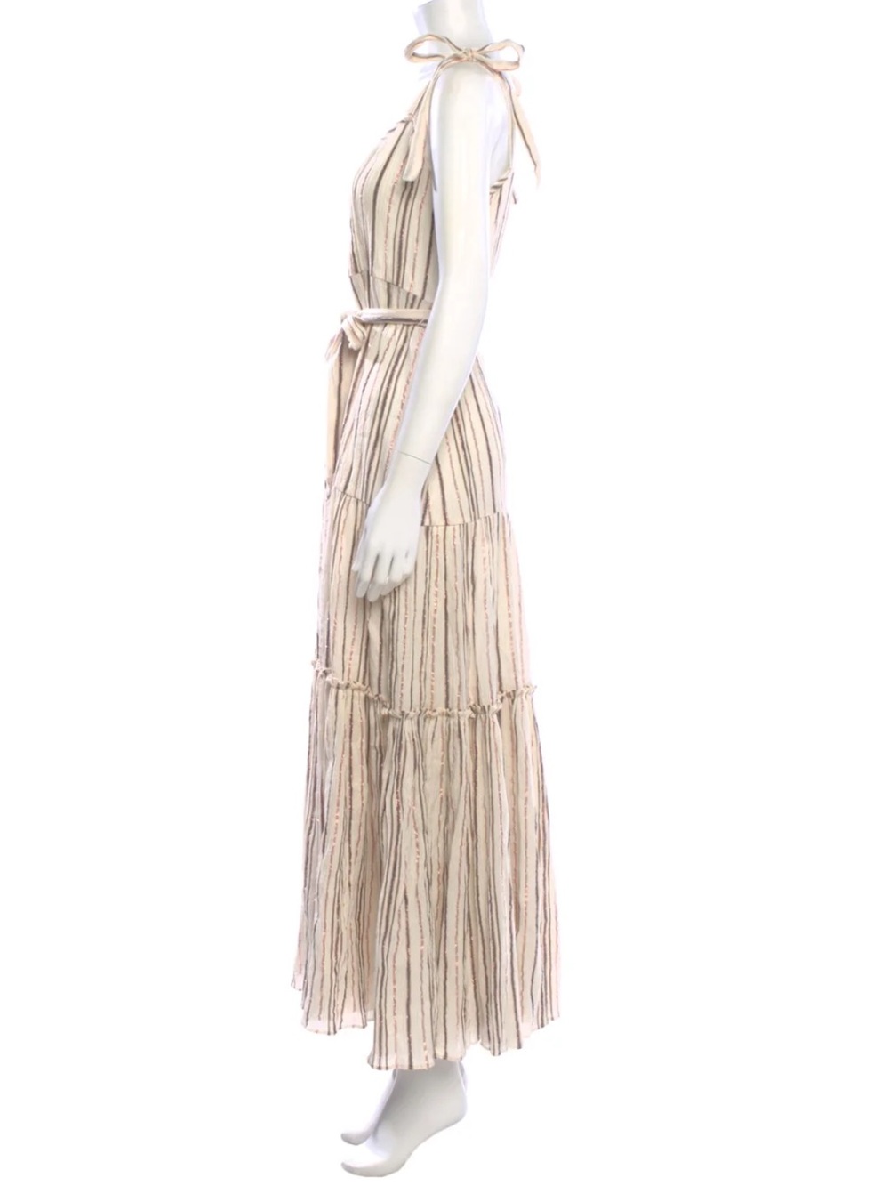 Veronica Beard Michi Dress in Natural Multi - Picture 3 of 8